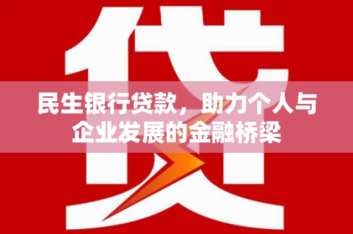 新源民生银行贷款，助力个人与企业发展的金融桥梁