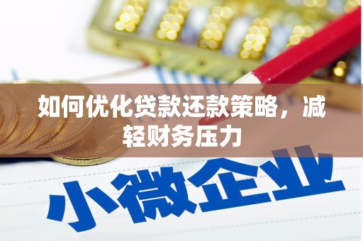 新源如何优化贷款还款策略，减轻财务压力