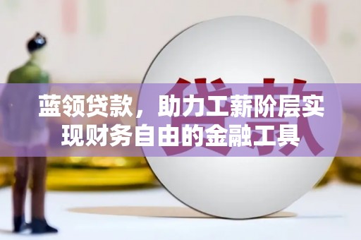 新源蓝领贷款，助力工薪阶层实现财务自由的金融工具
