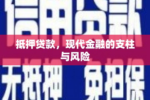 新源抵押贷款，现代金融的支柱与风险